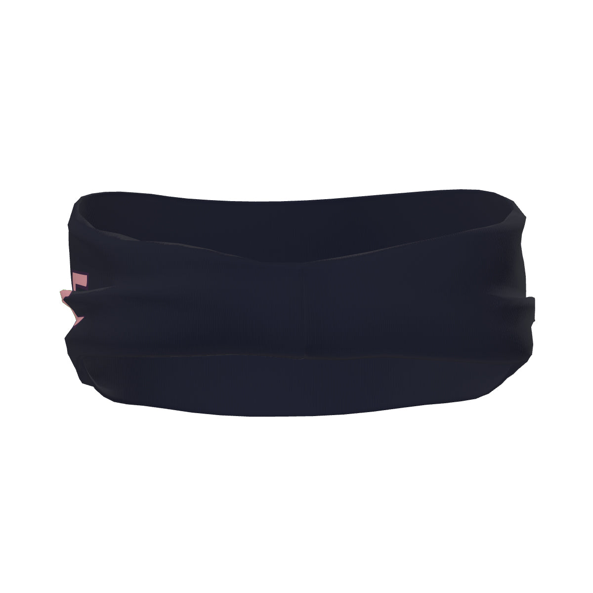 Custom Navy Light Pink Sports headband