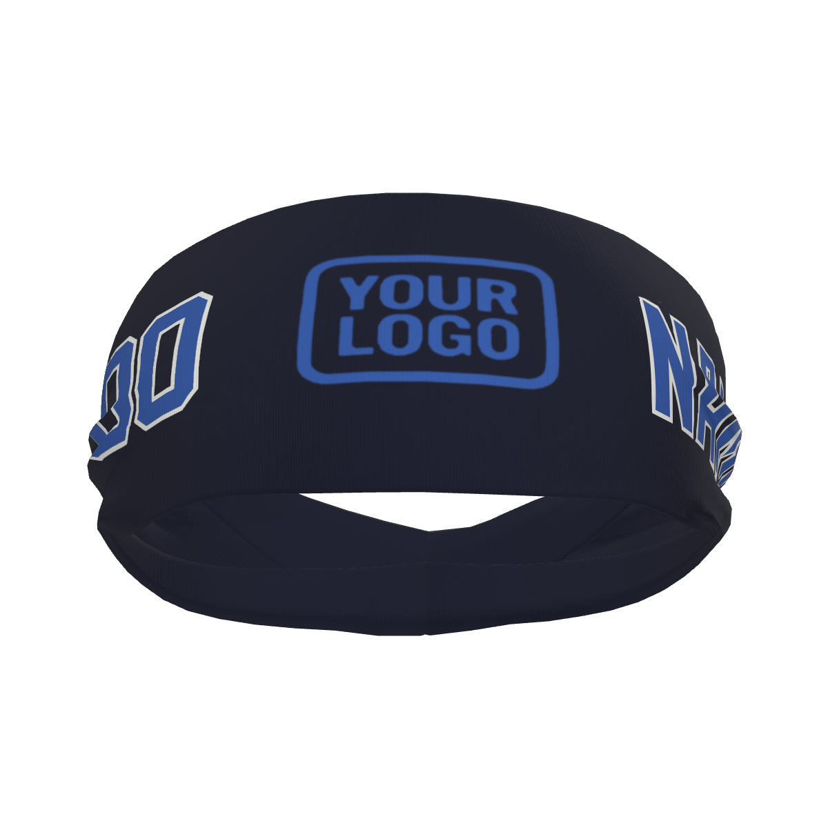 Custom Navy Sky Blue Sports headband