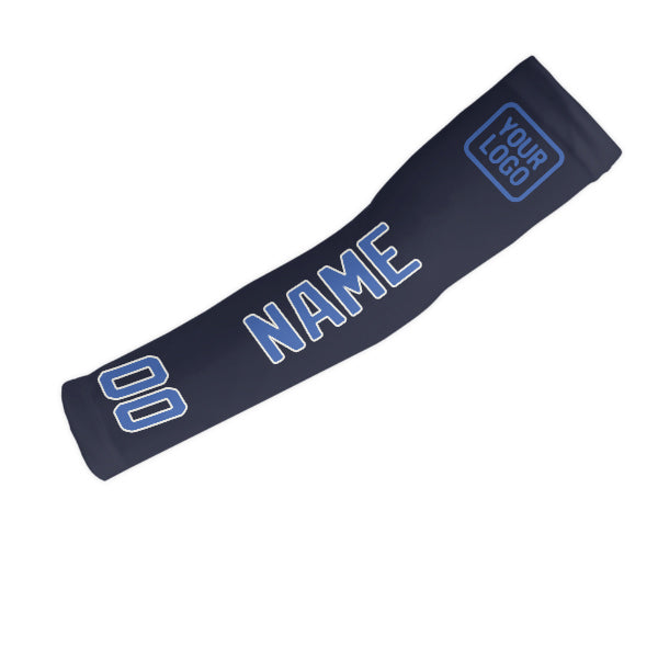 Custom Navy Sky Blue Arm Sleeve