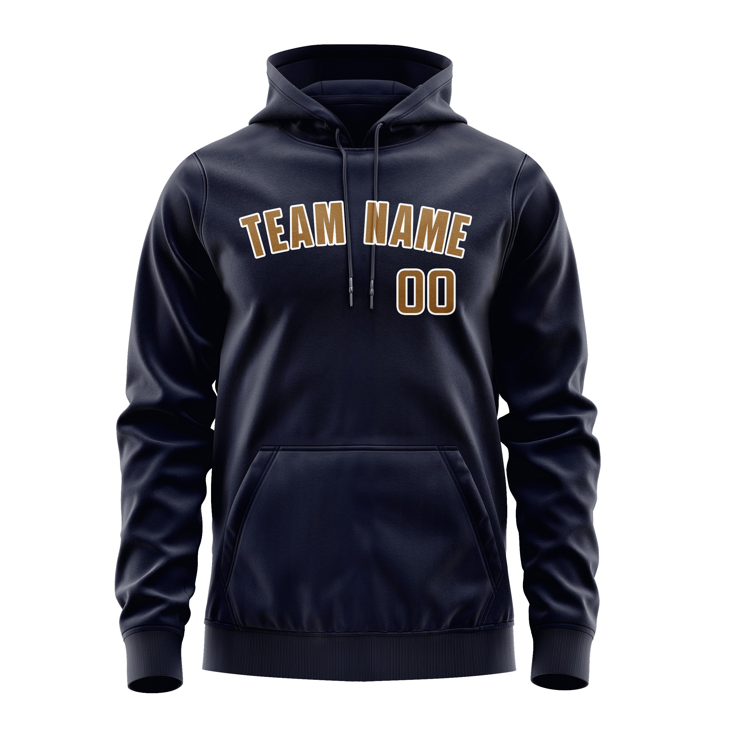 Custom Navy Khaki Hoodie