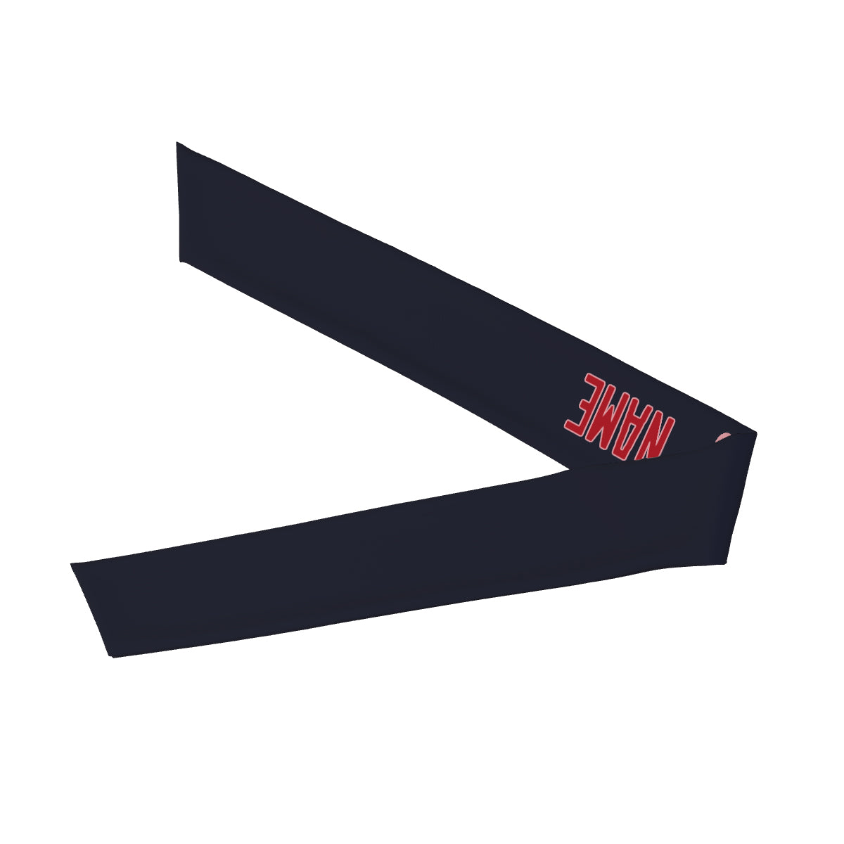 Custom Navy Red Headband