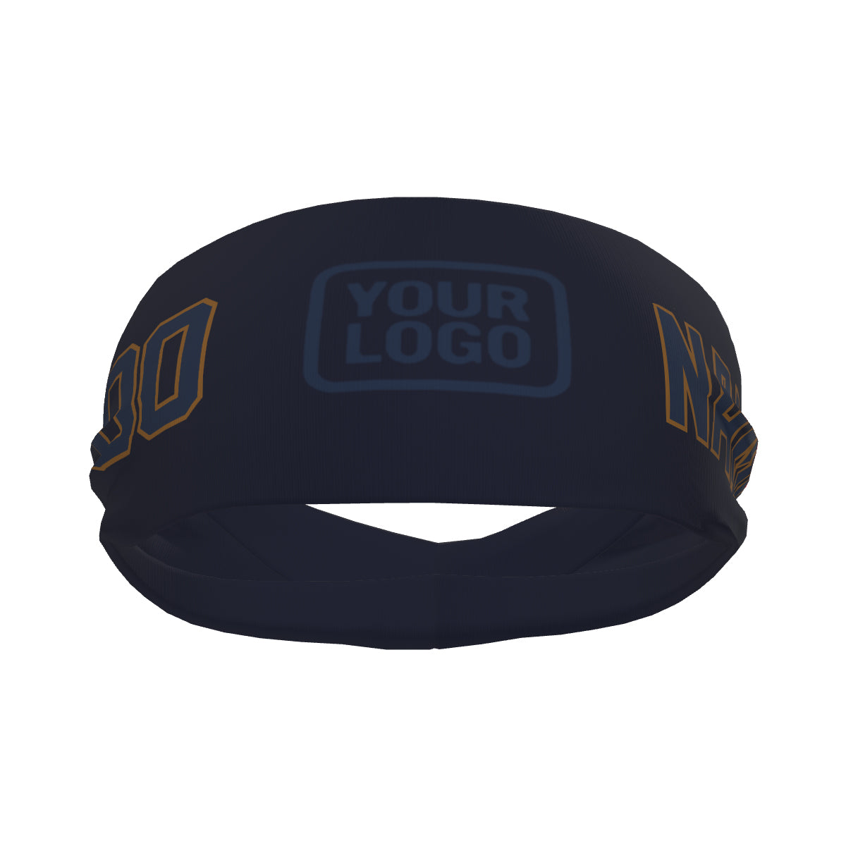 Custom Navy Blue Sports headband