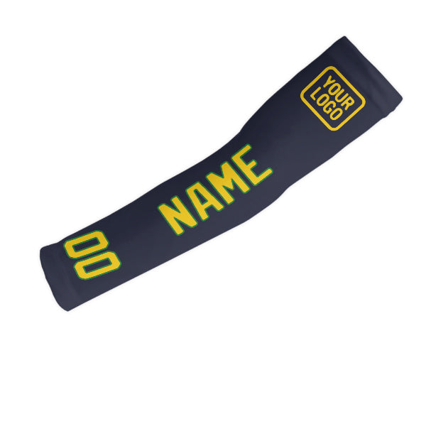 Custom Navy Gold Arm Sleeve