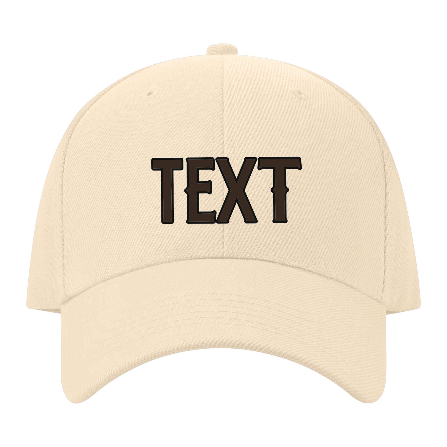 Custom Pale Peach Black Hat 11B21701