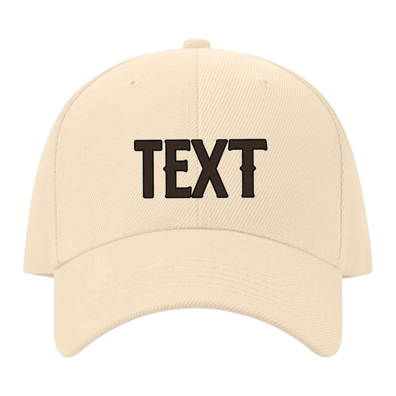 Custom Pale Peach Black Hat 11B21701