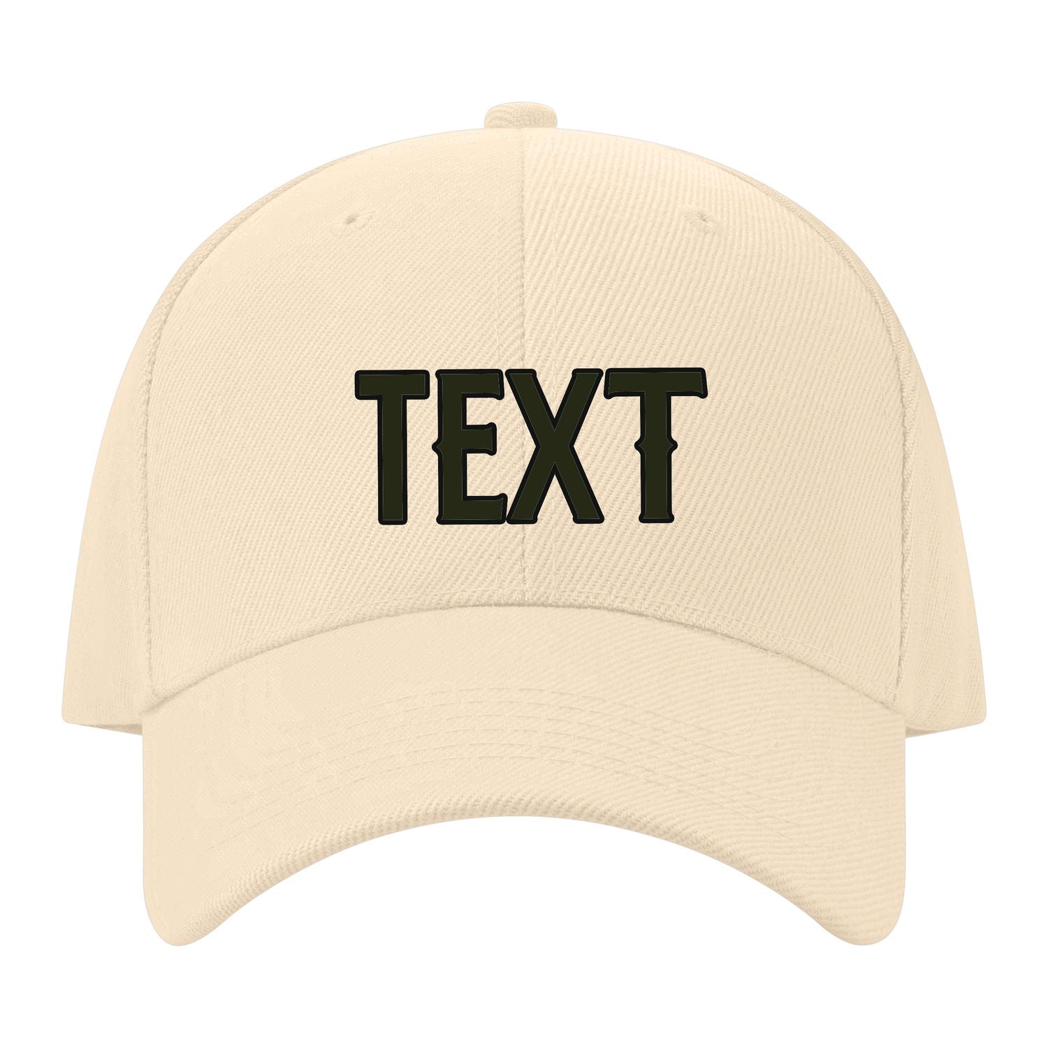 Custom Pale Peach White Hat 11B21702