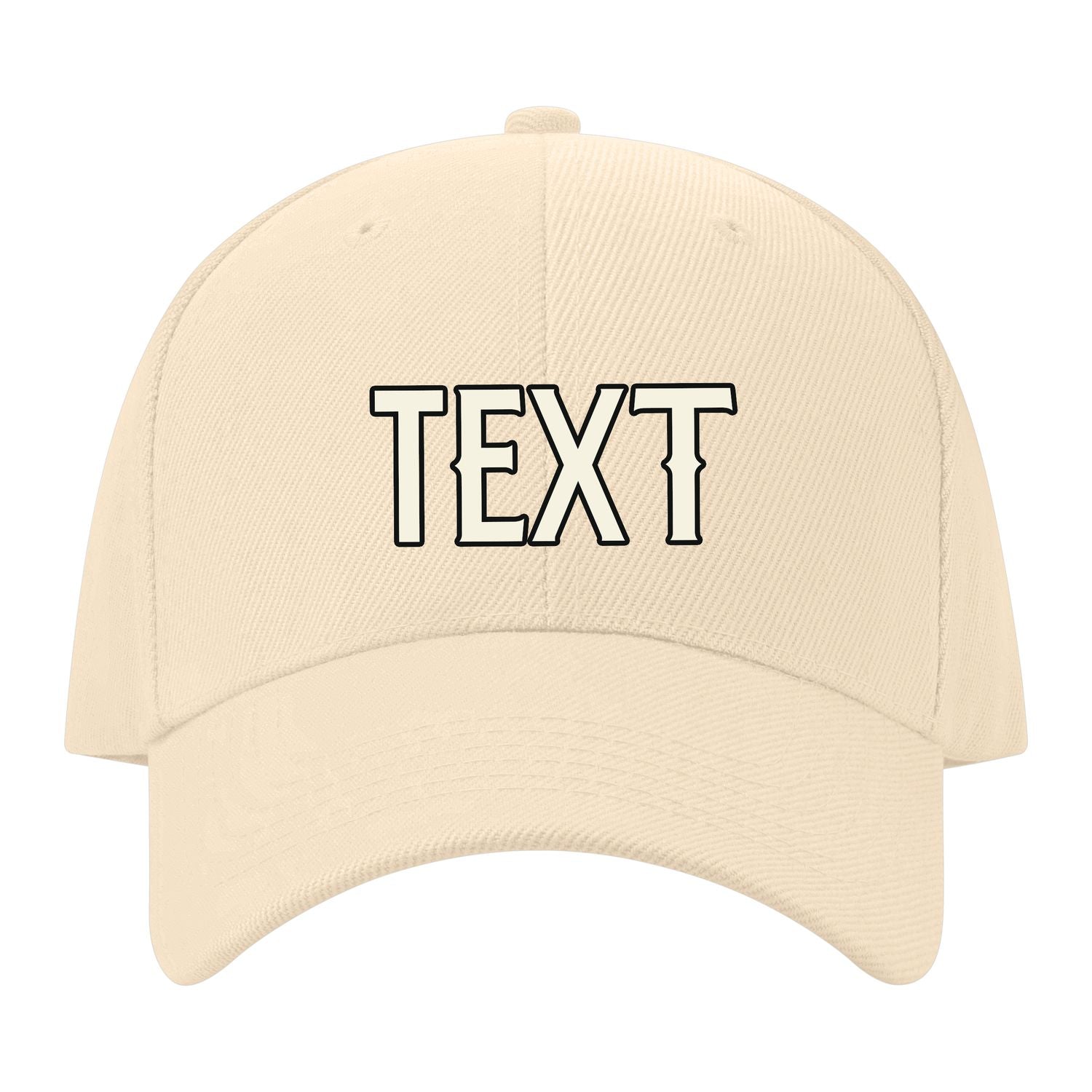 Custom Pale Peach Light Purple Hat 11B21703