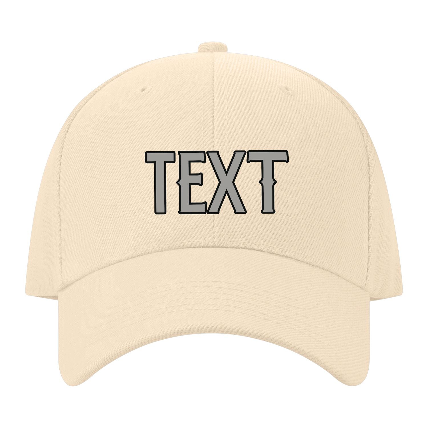 Custom Pale Peach Light Green Hat 11B21704