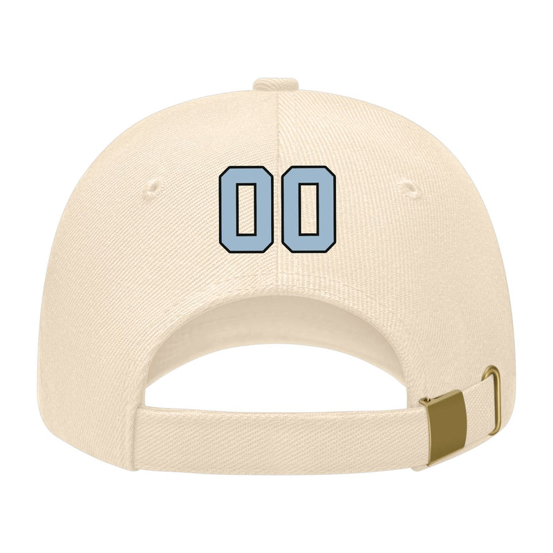 Custom Pale Peach Dark Grey Hat 11B21708