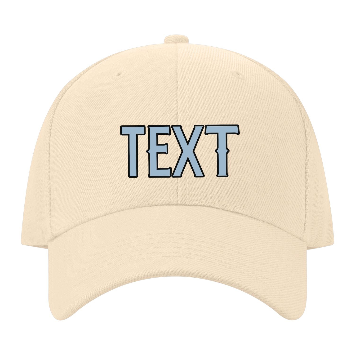 Custom Pale Peach Dark Grey Hat 11B21708
