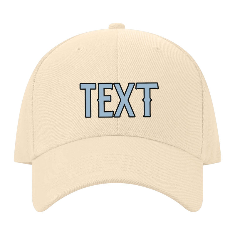 Custom Pale Peach Dark Grey Hat 11B21708