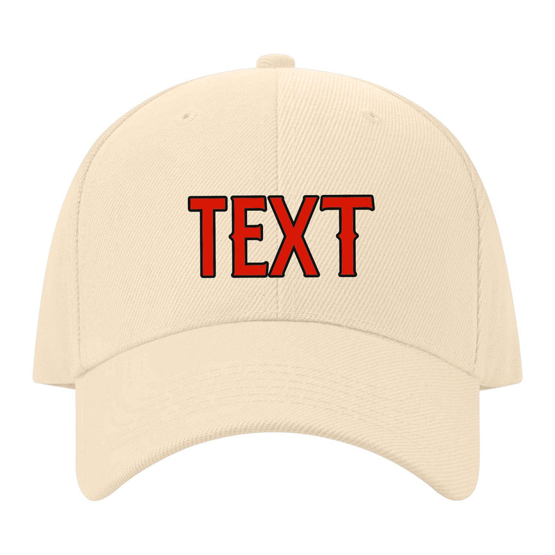 Custom Pale Peach Lavender Gray Hat 11B21712