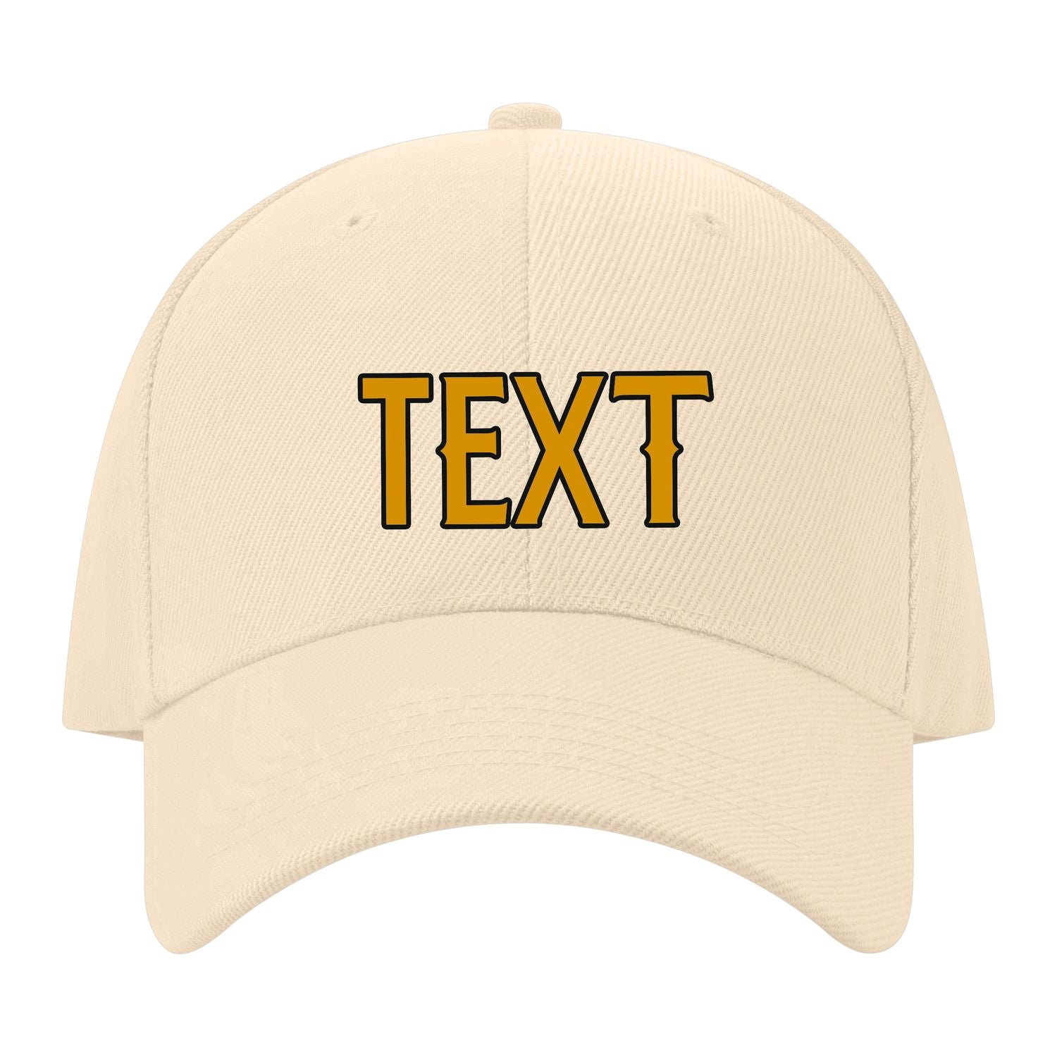 Custom Pale Peach Sky Blue Hat 11B21719
