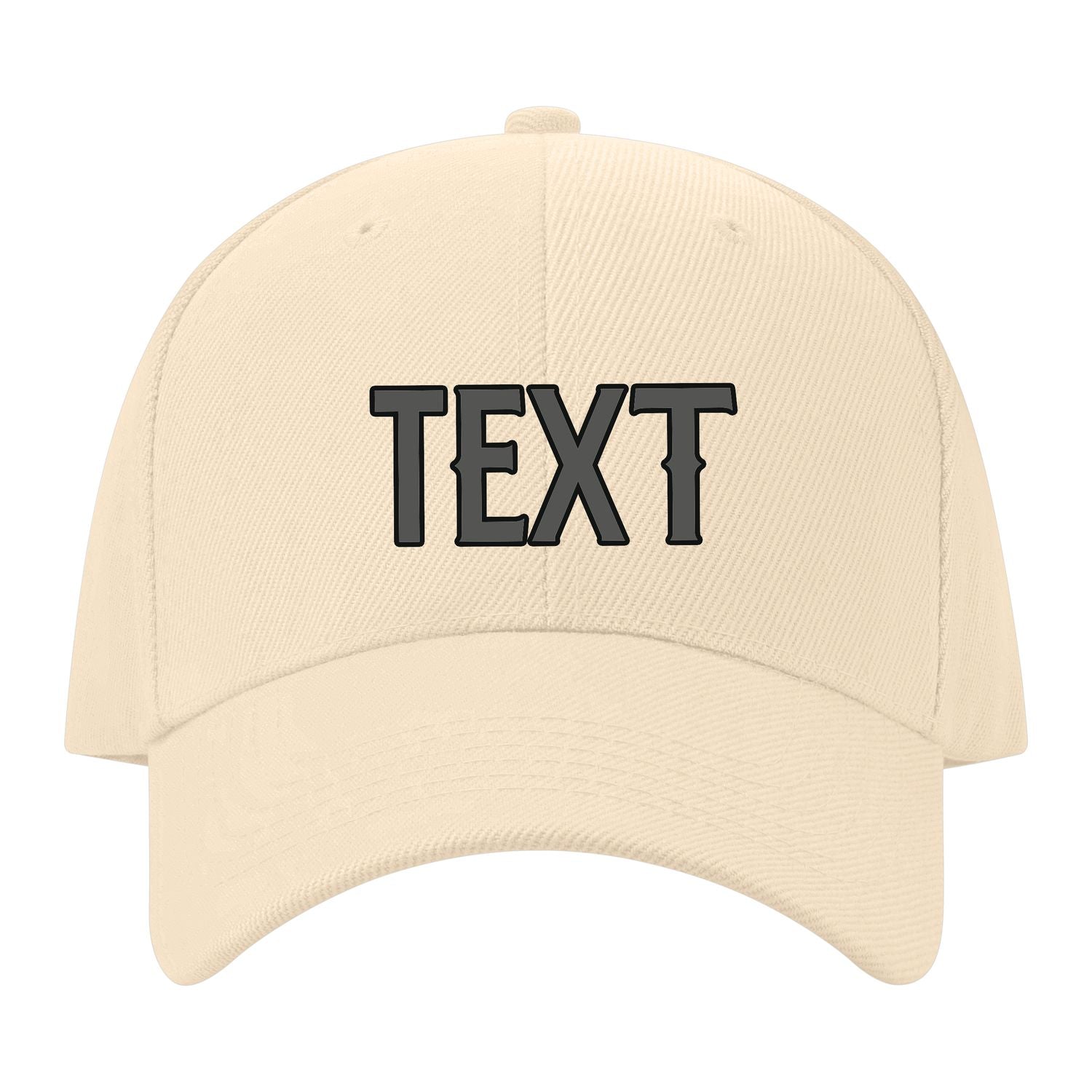 Custom Pale Peach Orange Hat 11B21720