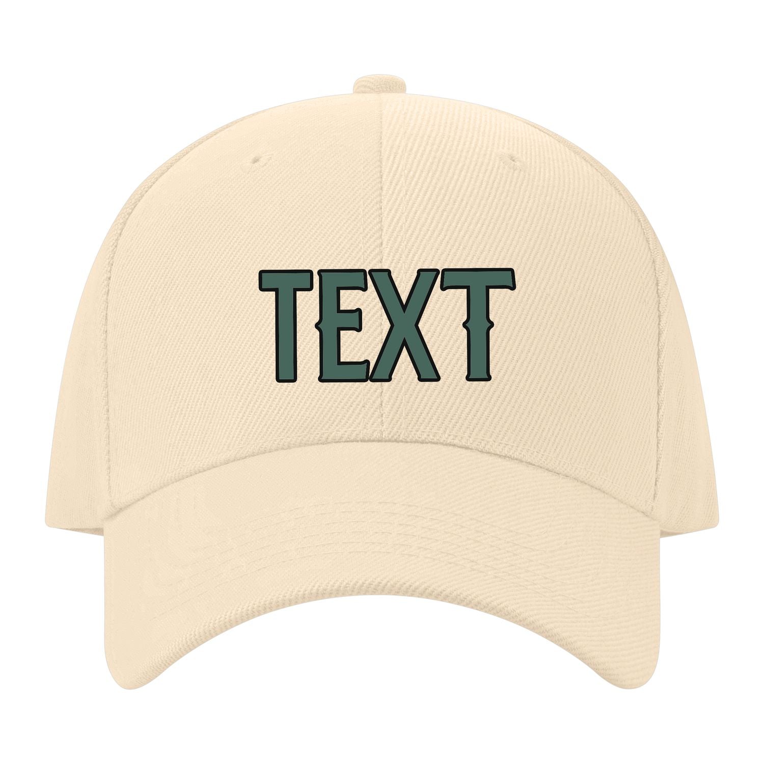 Custom Pale Peach Slate Gray Hat 11B21727