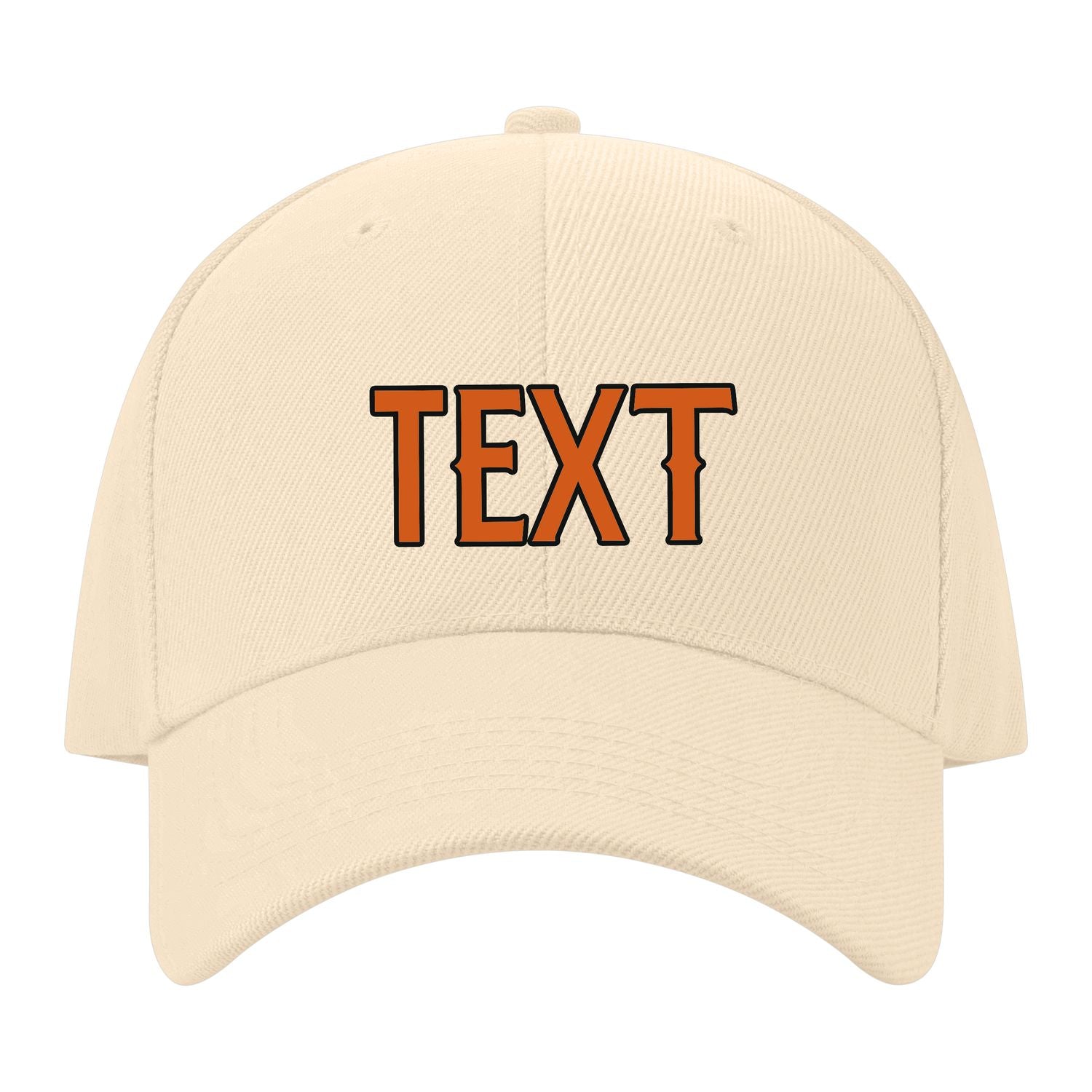 Custom Pale Peach Blue Green Hat 11B21728