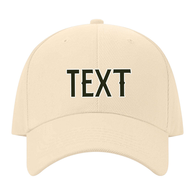 Custom Pale Peach White Hat 11B21802
