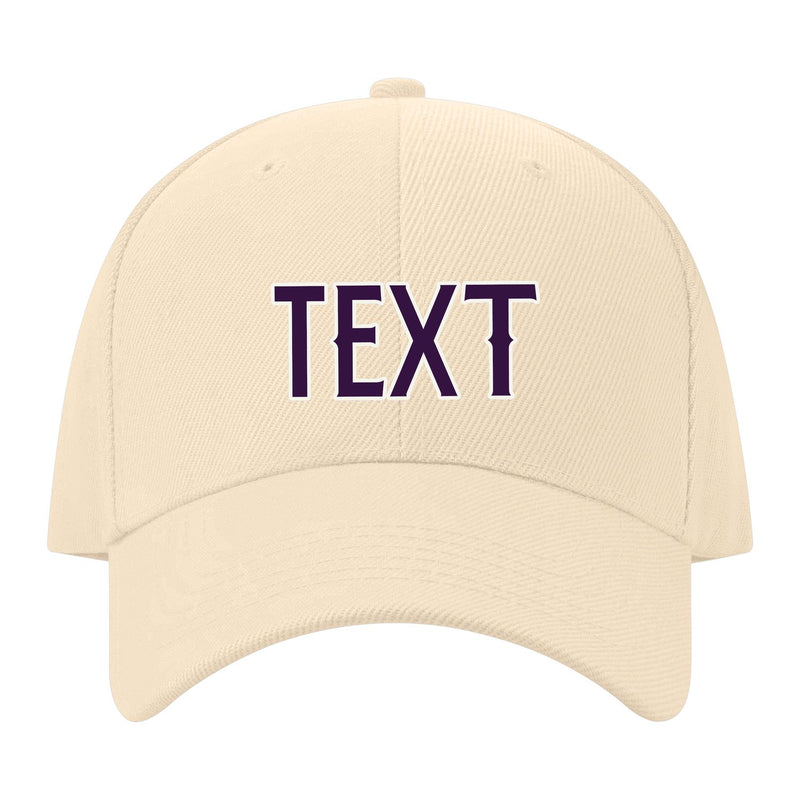 Custom Pale Peach Gray Hat 11B21807