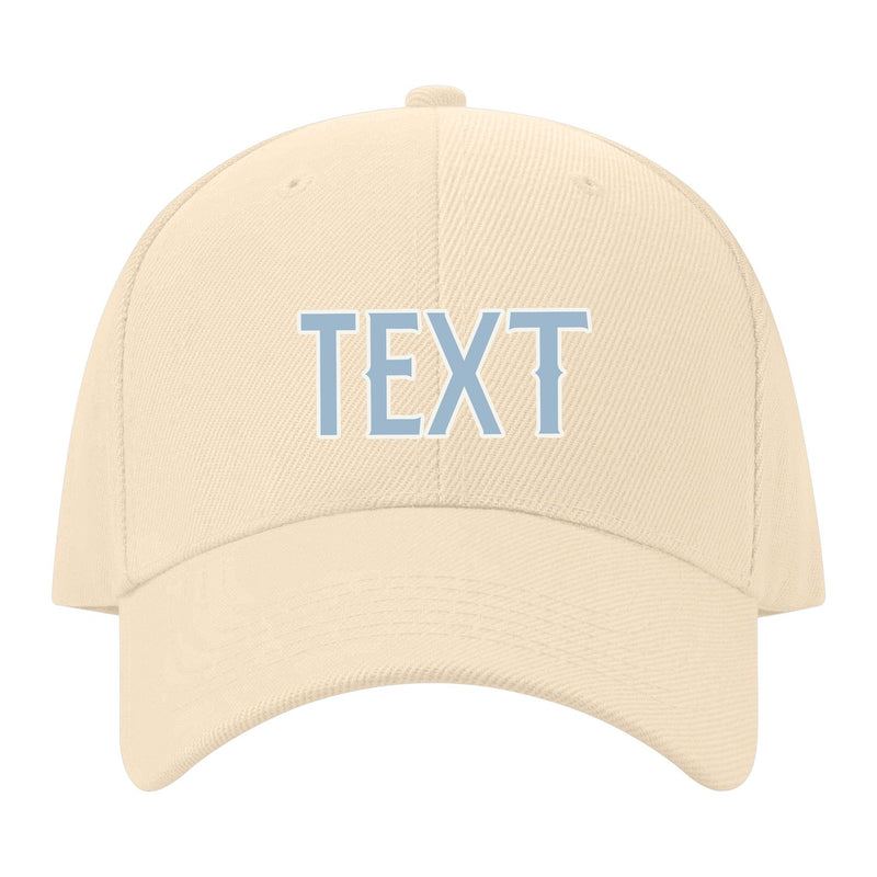 Custom Pale Peach Dark Grey Hat 11B21808