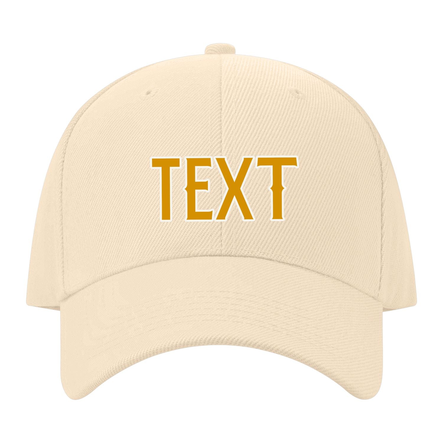 Custom Pale Peach Sky Blue Hat 11B21819