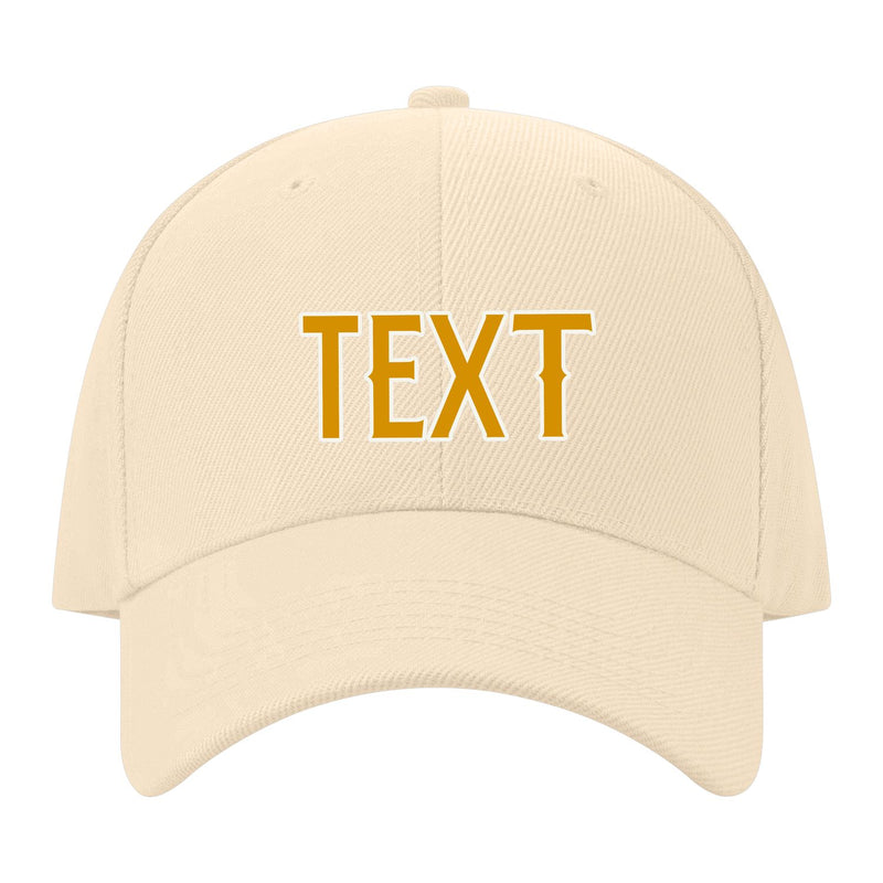 Custom Pale Peach Sky Blue Hat 11B21819