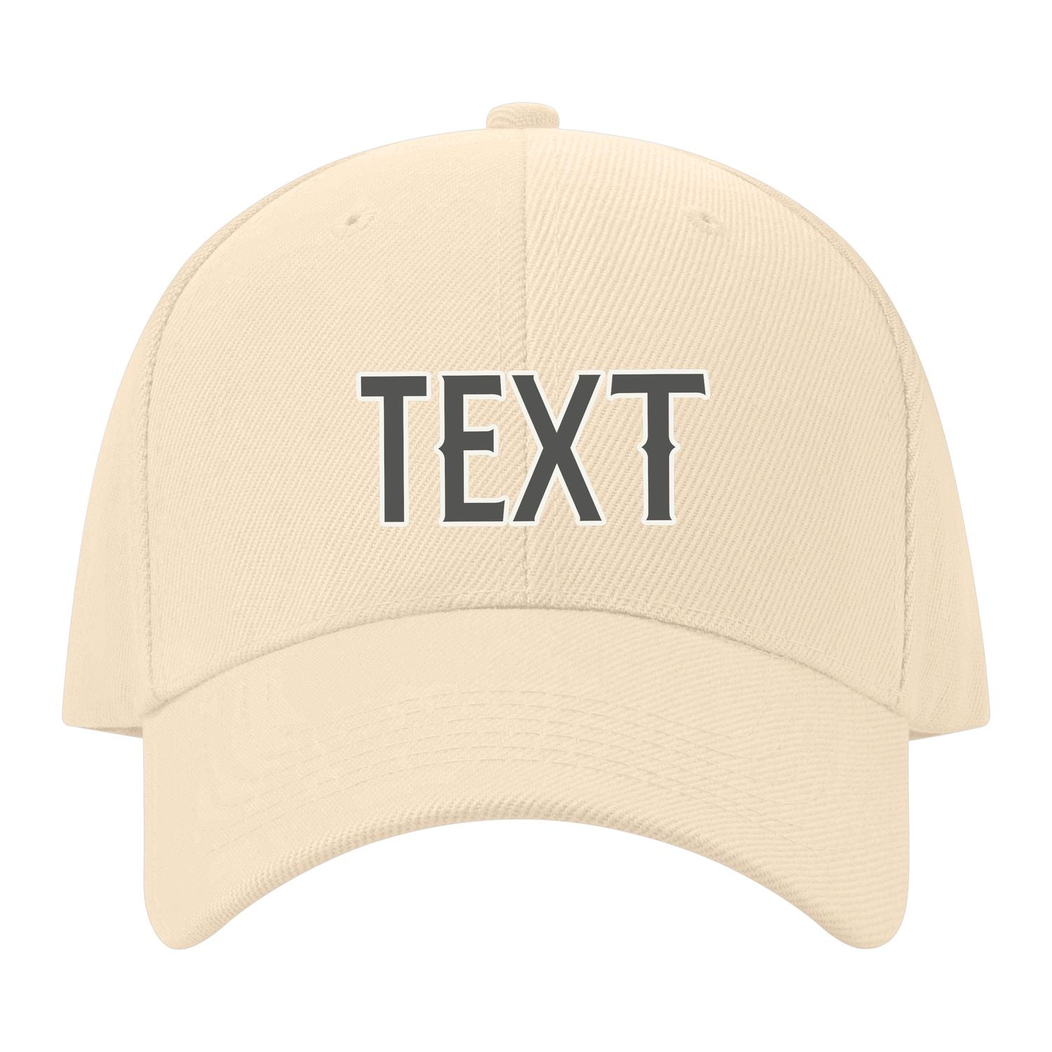 Custom Pale Peach Orange Hat 11B21820