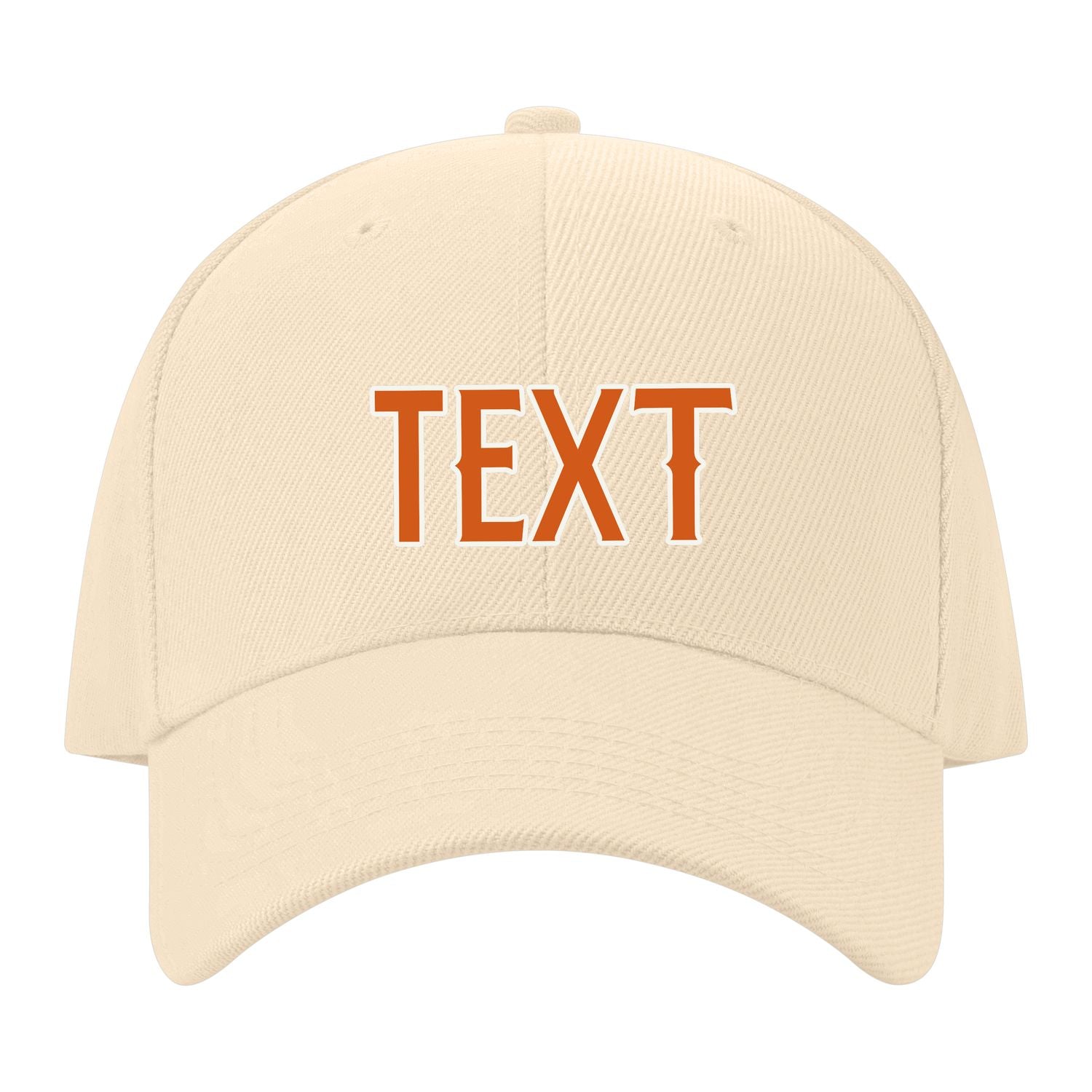 Custom Pale Peach Blue Green Hat 11B21828