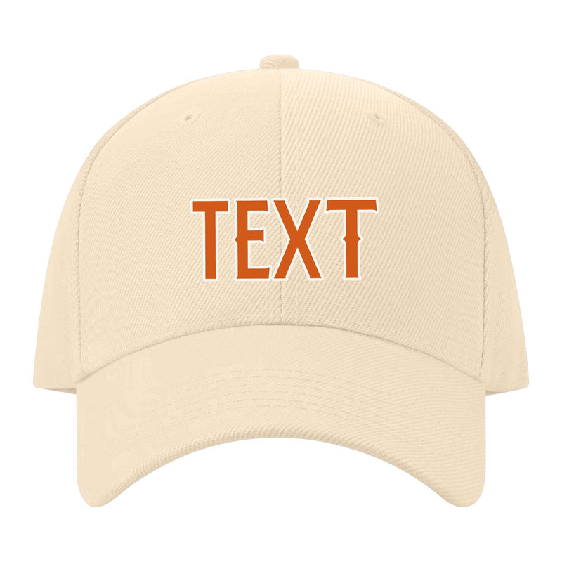 Custom Pale Peach Blue Green Hat 11B21828