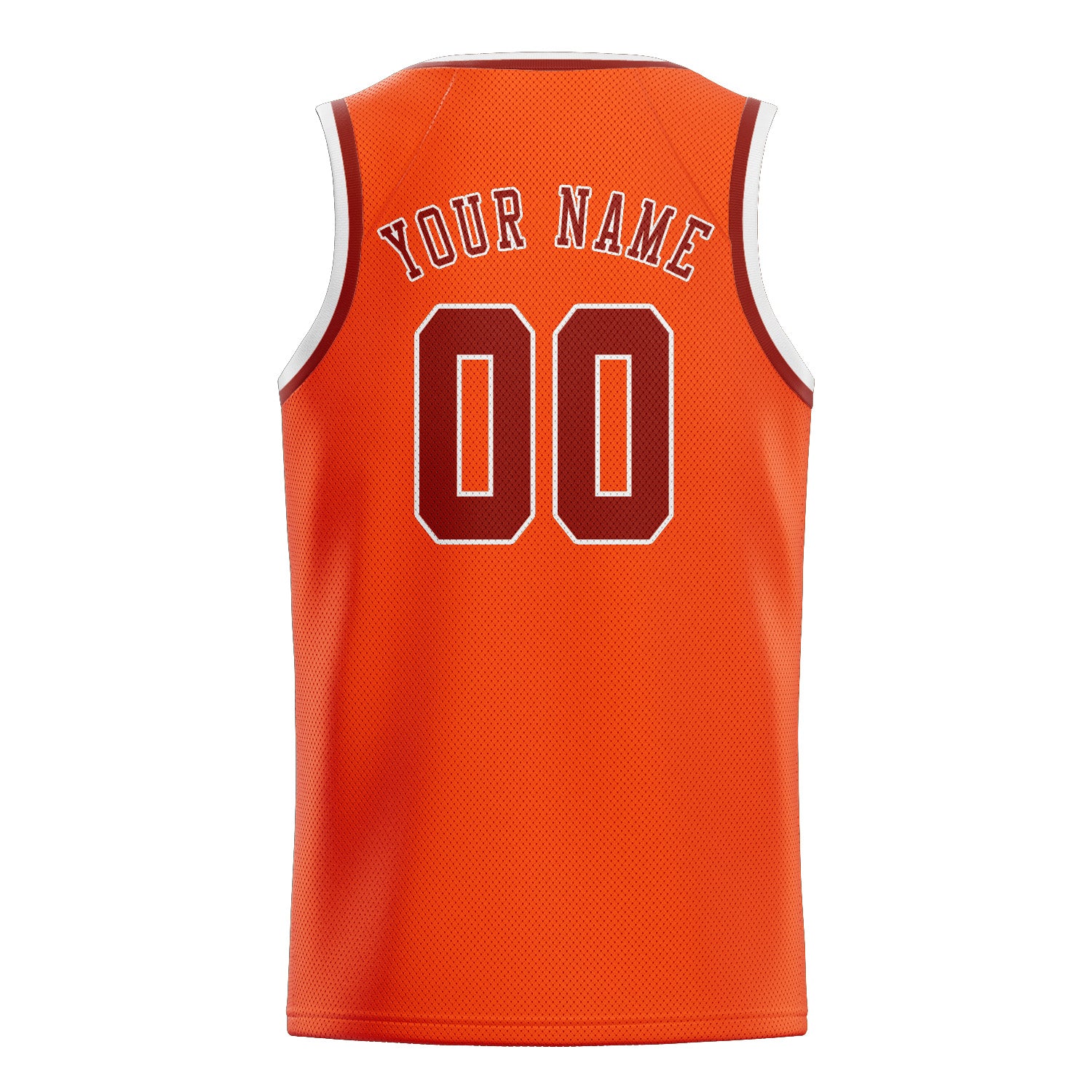 Custom Orange Red Coral Red Basketball Jersey