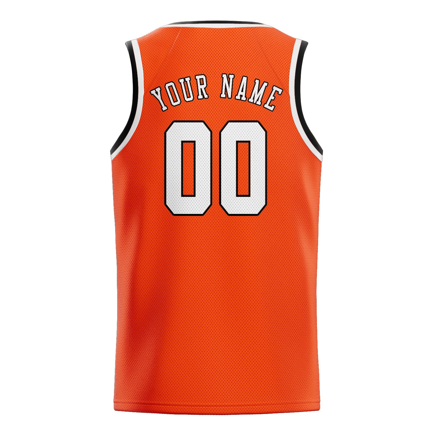 Custom Orange Red White Basketball Jersey