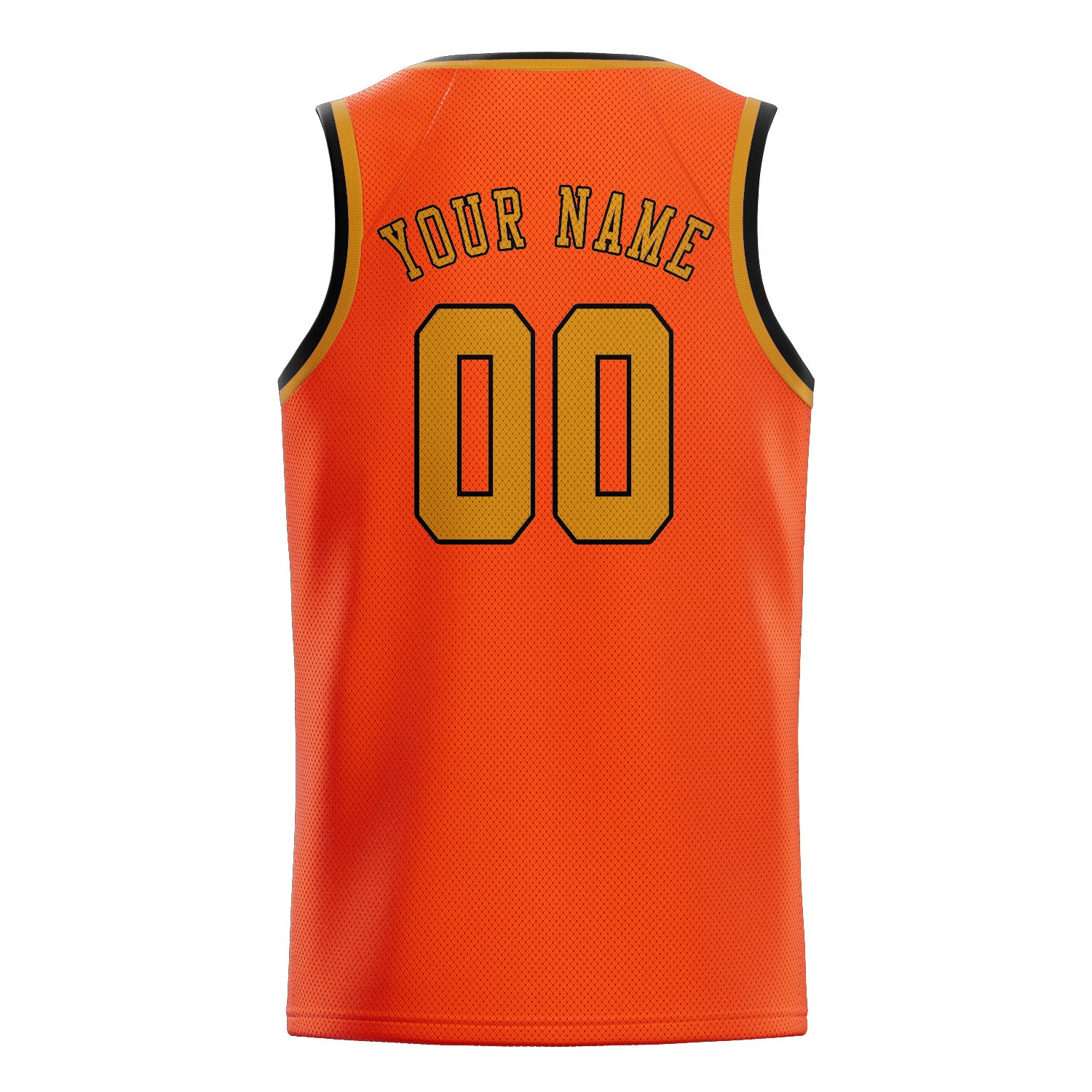 Custom Orange Red Yellow Basketball Jersey