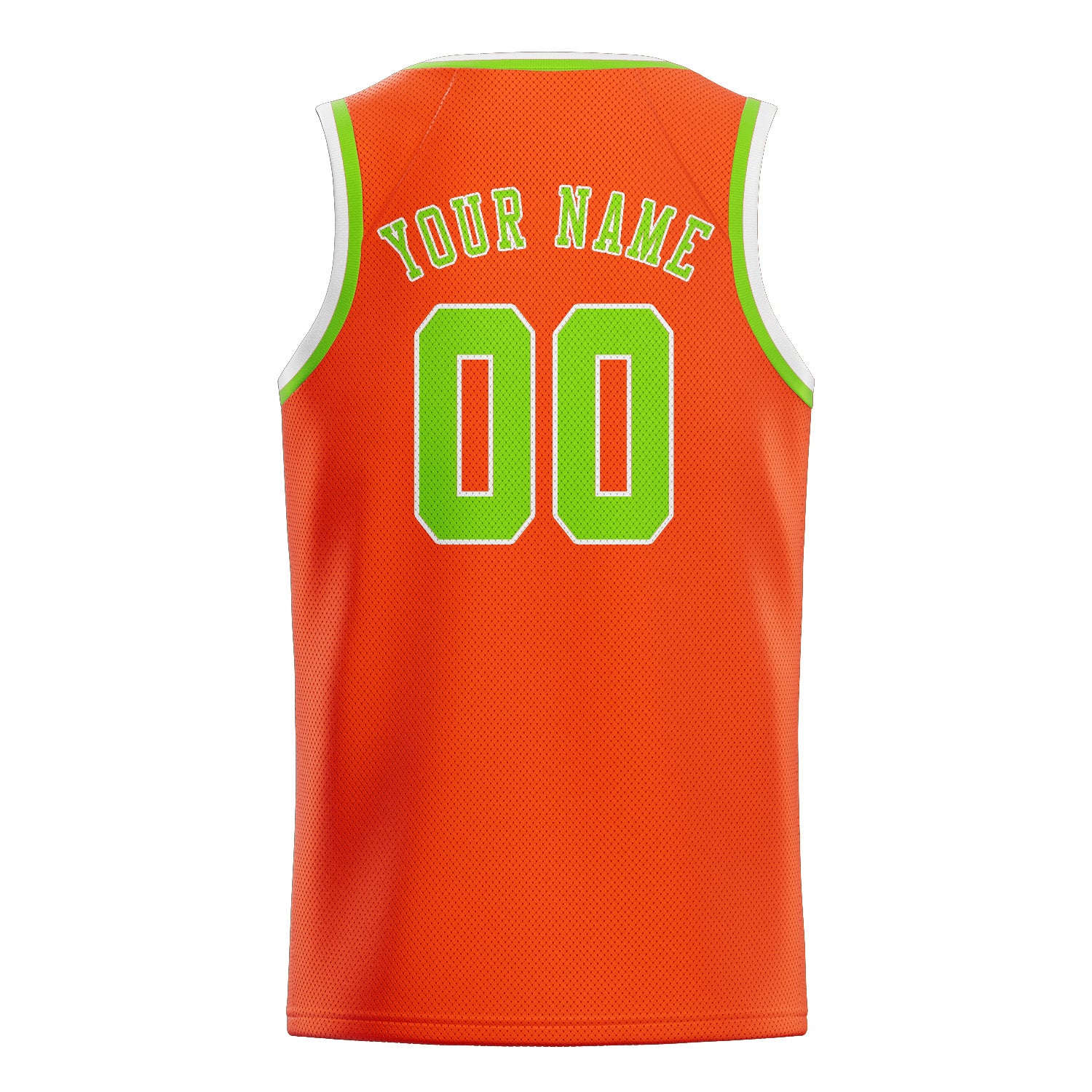Custom Orange Red Emerald Green Basketball Jersey