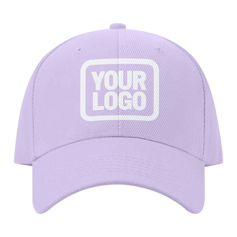 Custom Lavender Gray Pale Ice Blue Hat 12B118