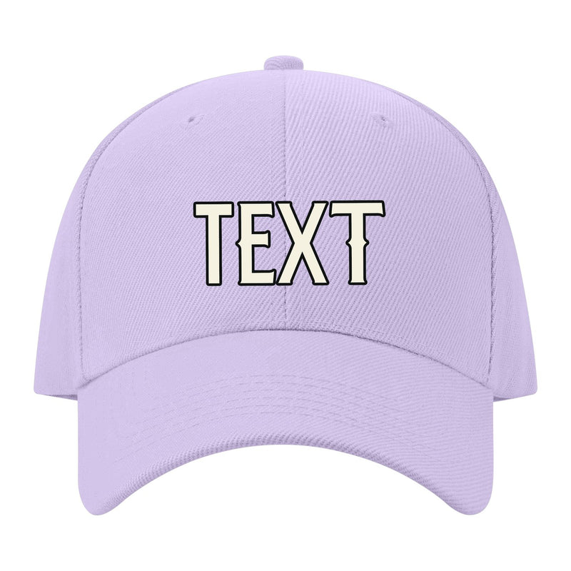 Custom Lavender Gray Light Purple Hat 12B21703