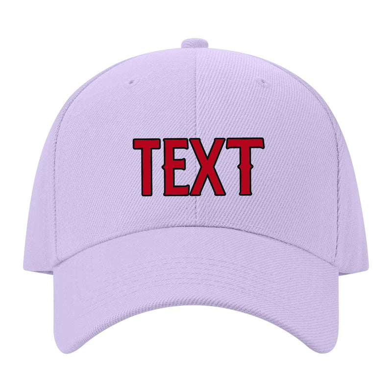 Custom Lavender Gray Crimson Red Hat 12B21714
