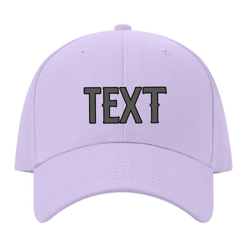Custom Lavender Gray Orange Hat 12B21720