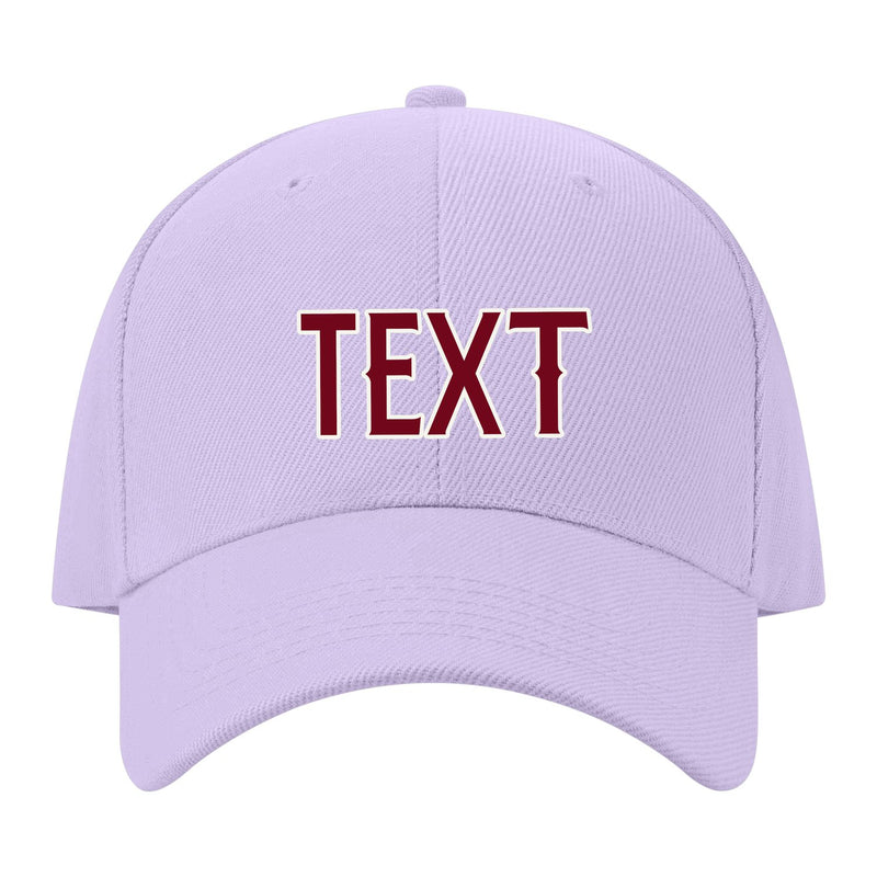 Custom Lavender Gray Khaki Hat 12B21815