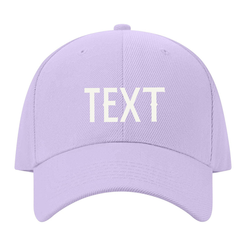 Custom Lavender Gray Pale Ice Blue Hat 12B21818