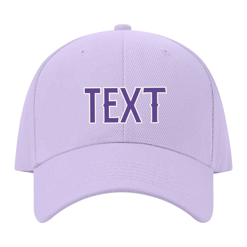 Custom Lavender Gray Yellow Hat 12B21823