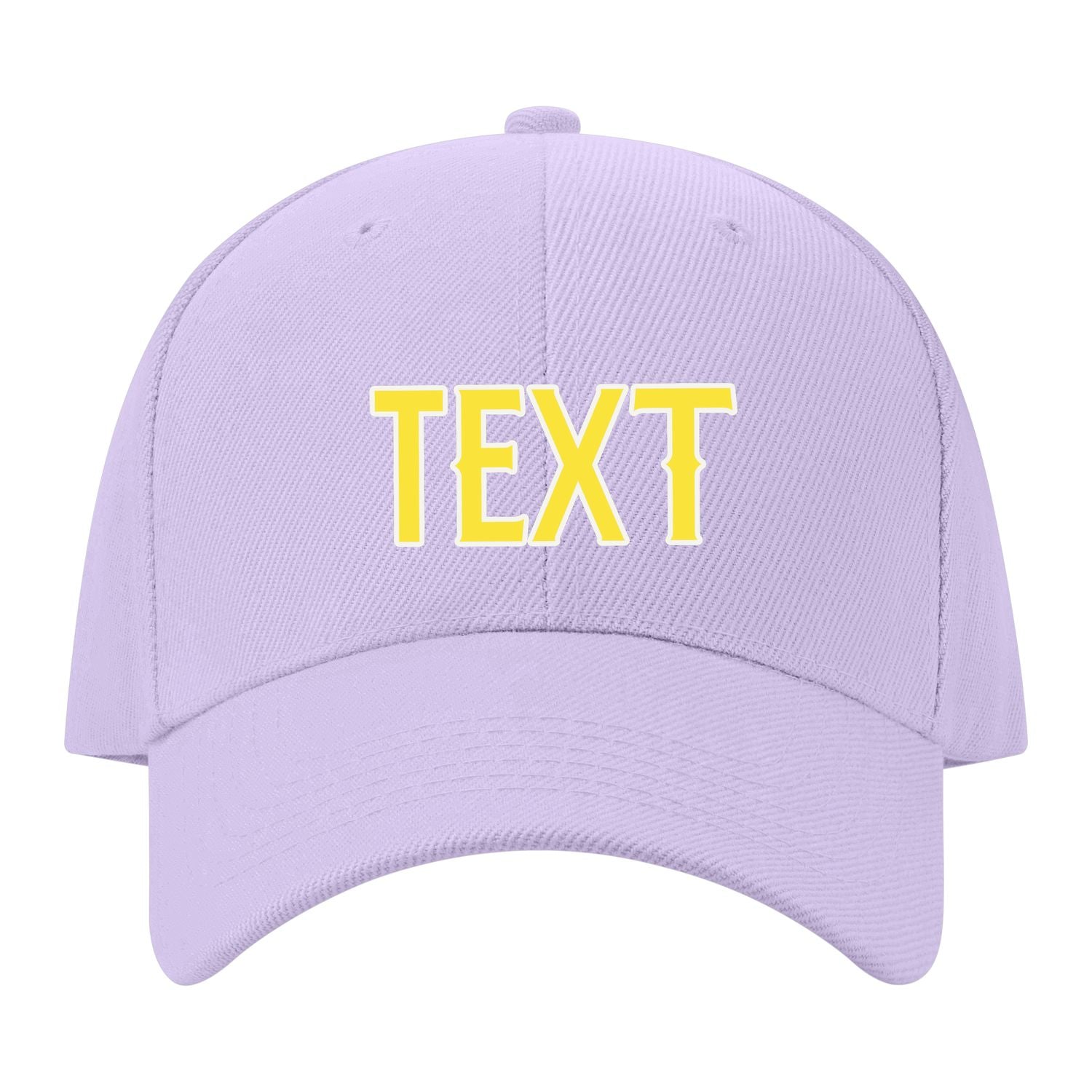 Custom Lavender Gray Light Coral Red Hat 12B21826