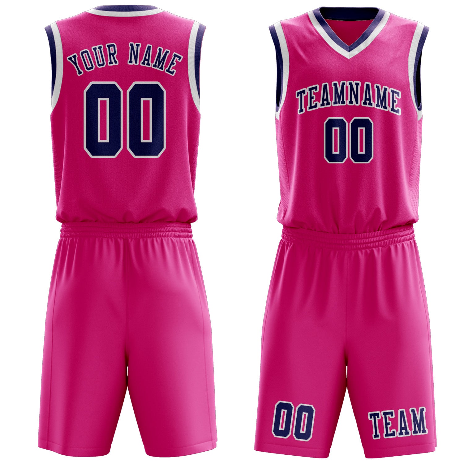 Custom Pink Purple Basketball Set