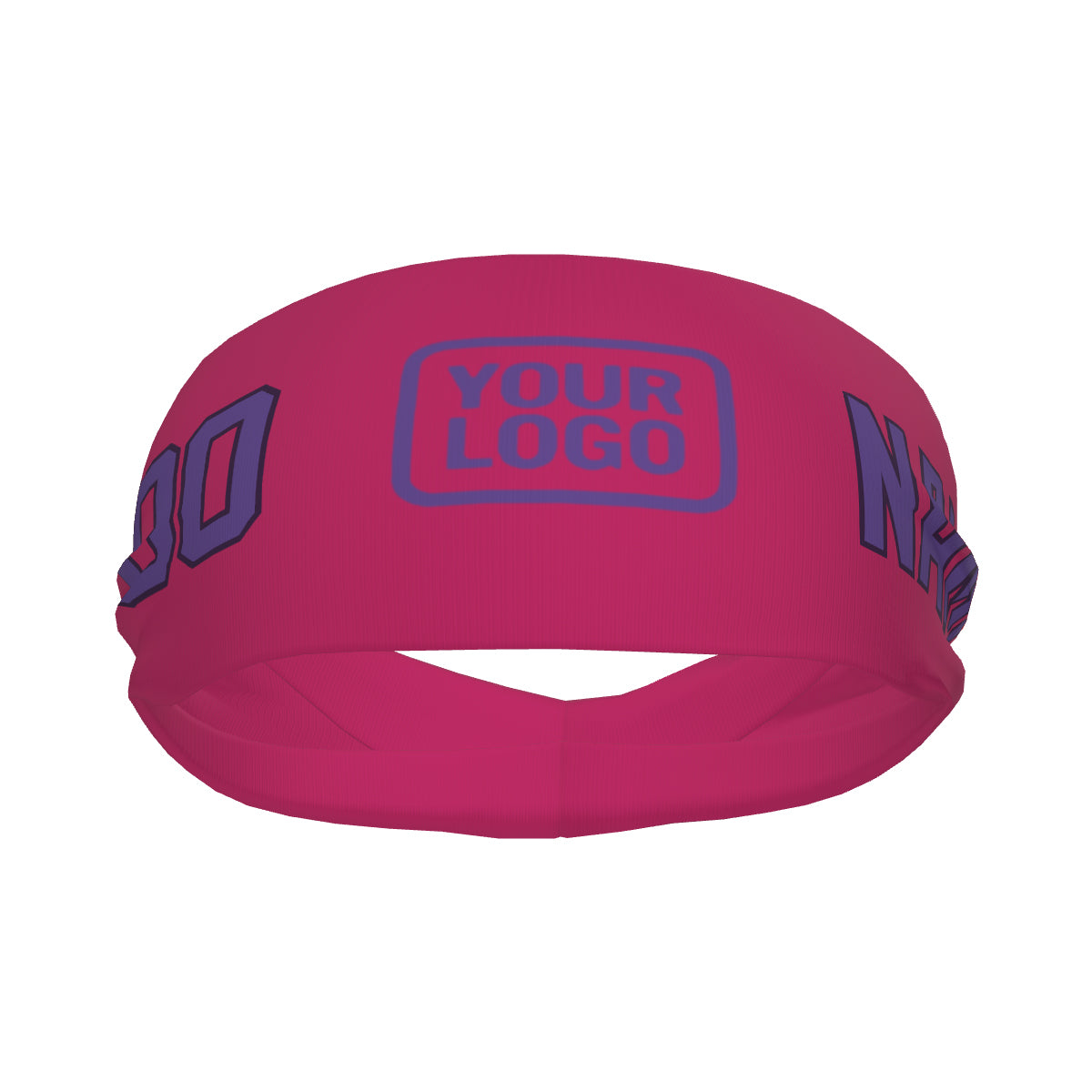 Custom Pink Light Purple Sports headband