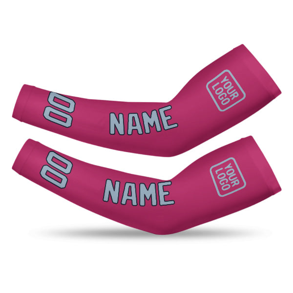 Custom Pink Light Blue Arm Sleeve