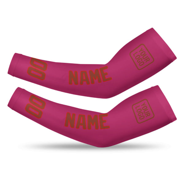 Custom Pink Coral Red Arm Sleeve