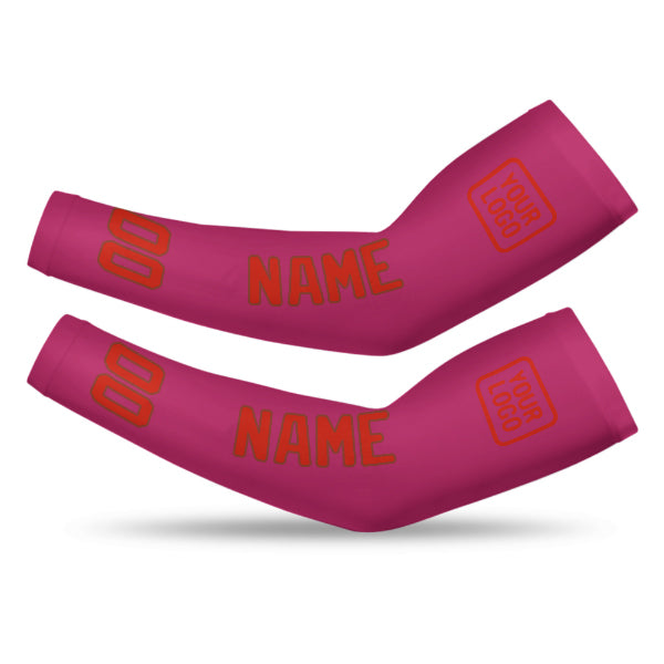 Custom Pink Orange Red Arm Sleeve
