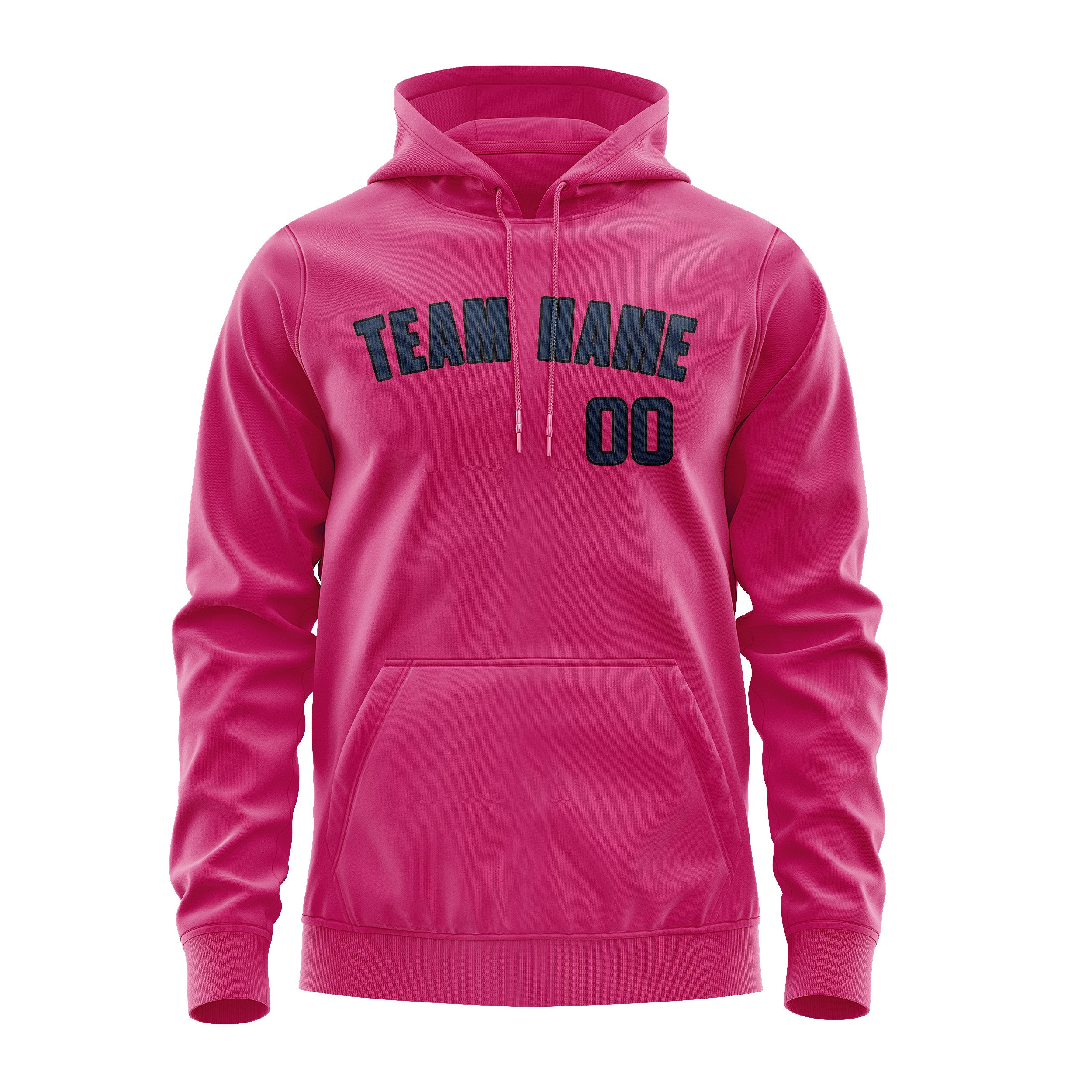 Custom Pink Blue Hoodie