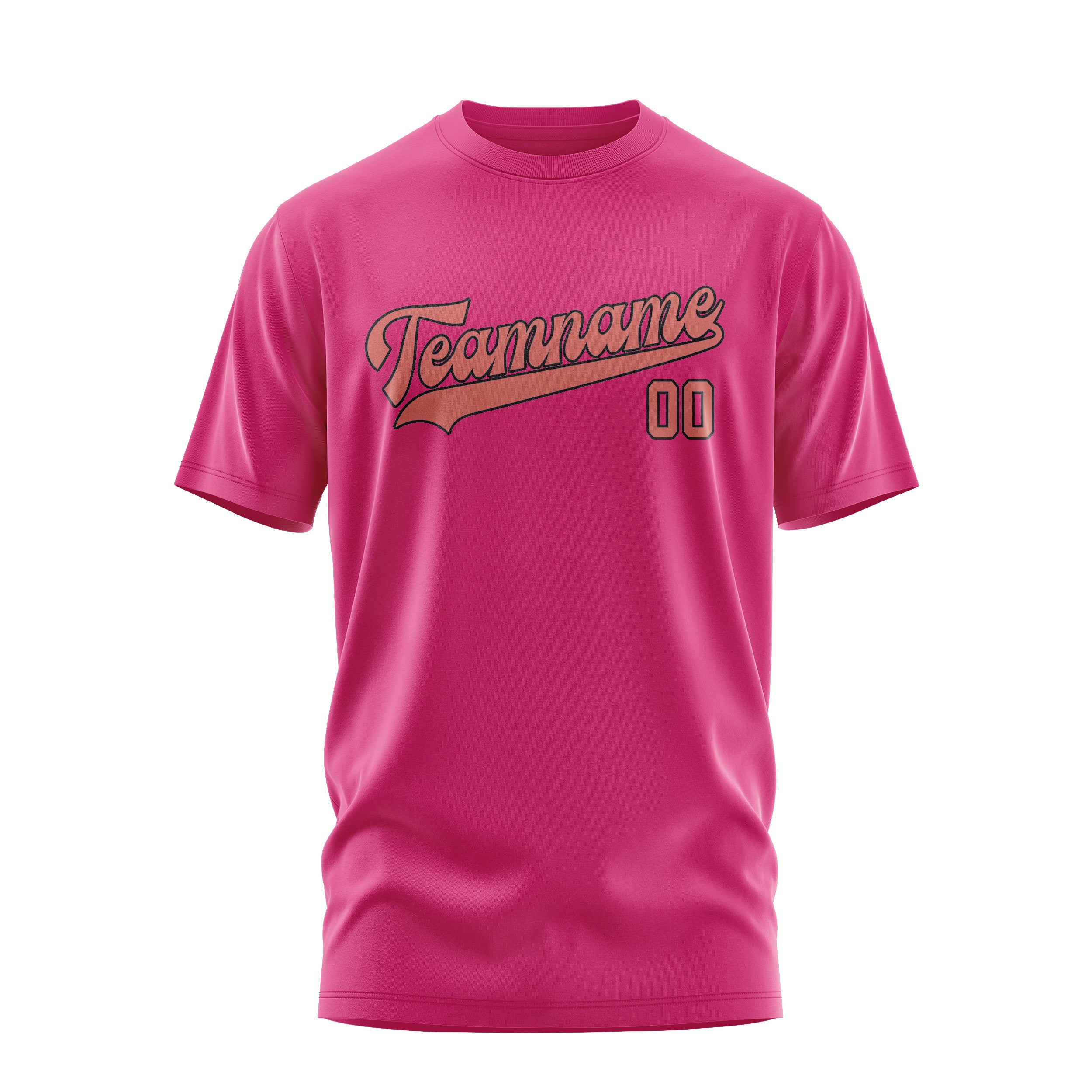 Custom Pink Copper Rose T-Shirt