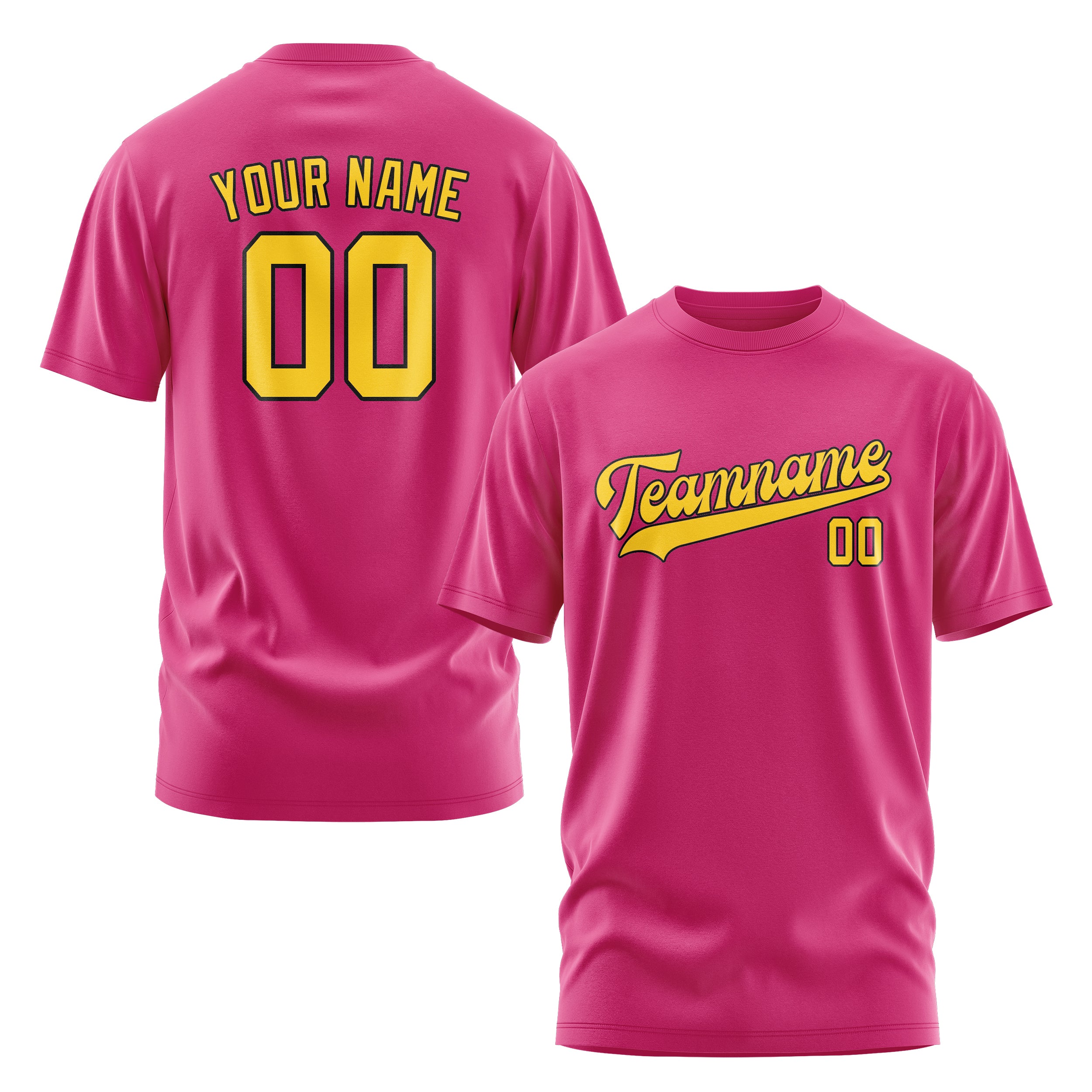 Custom Pink Gold T-Shirt