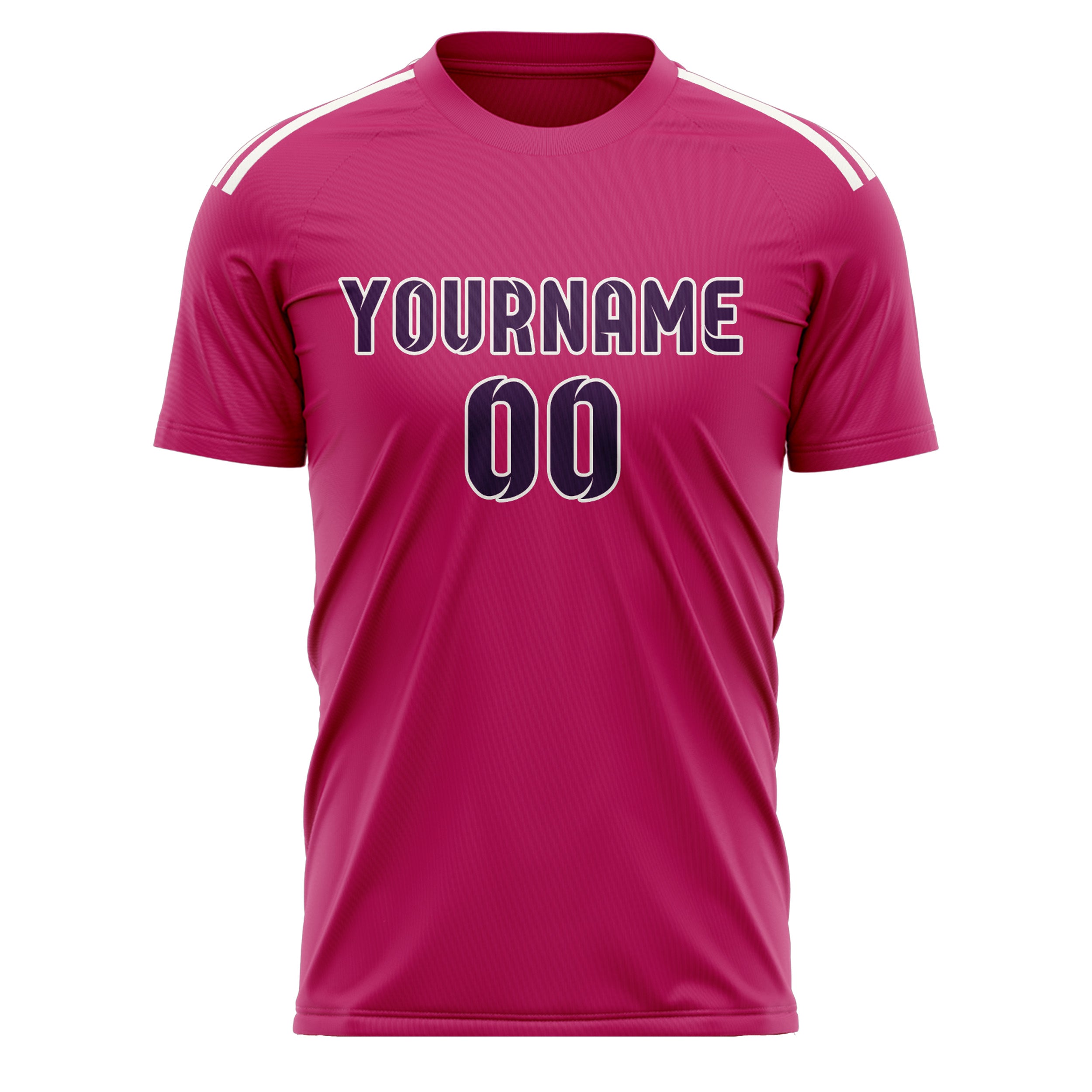 Custom Pink Purple Soccer Jersey