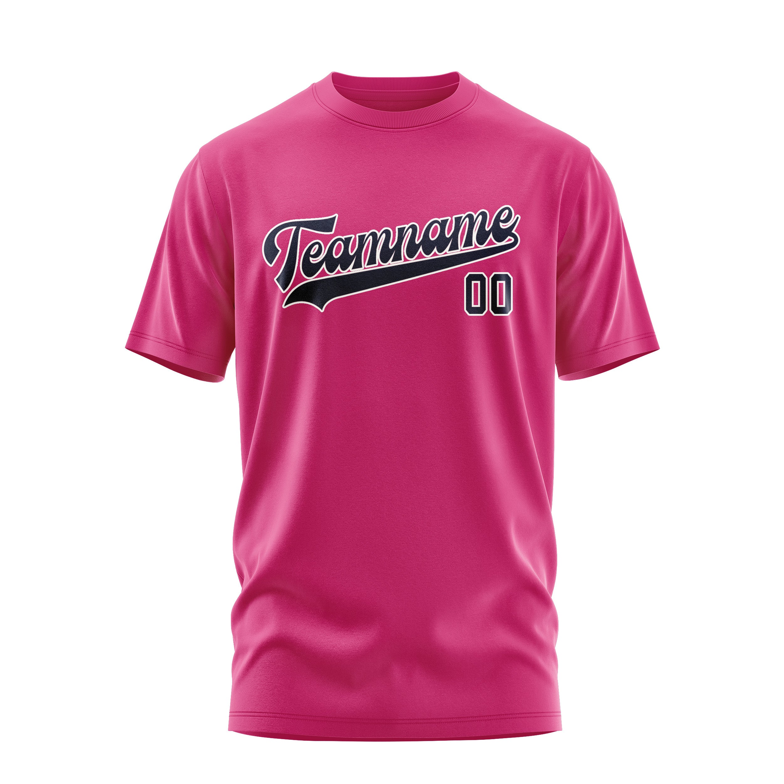 Custom Pink Navy T-Shirt